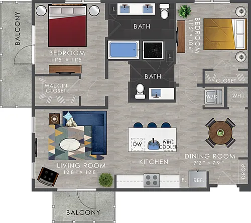 Floor plan B2