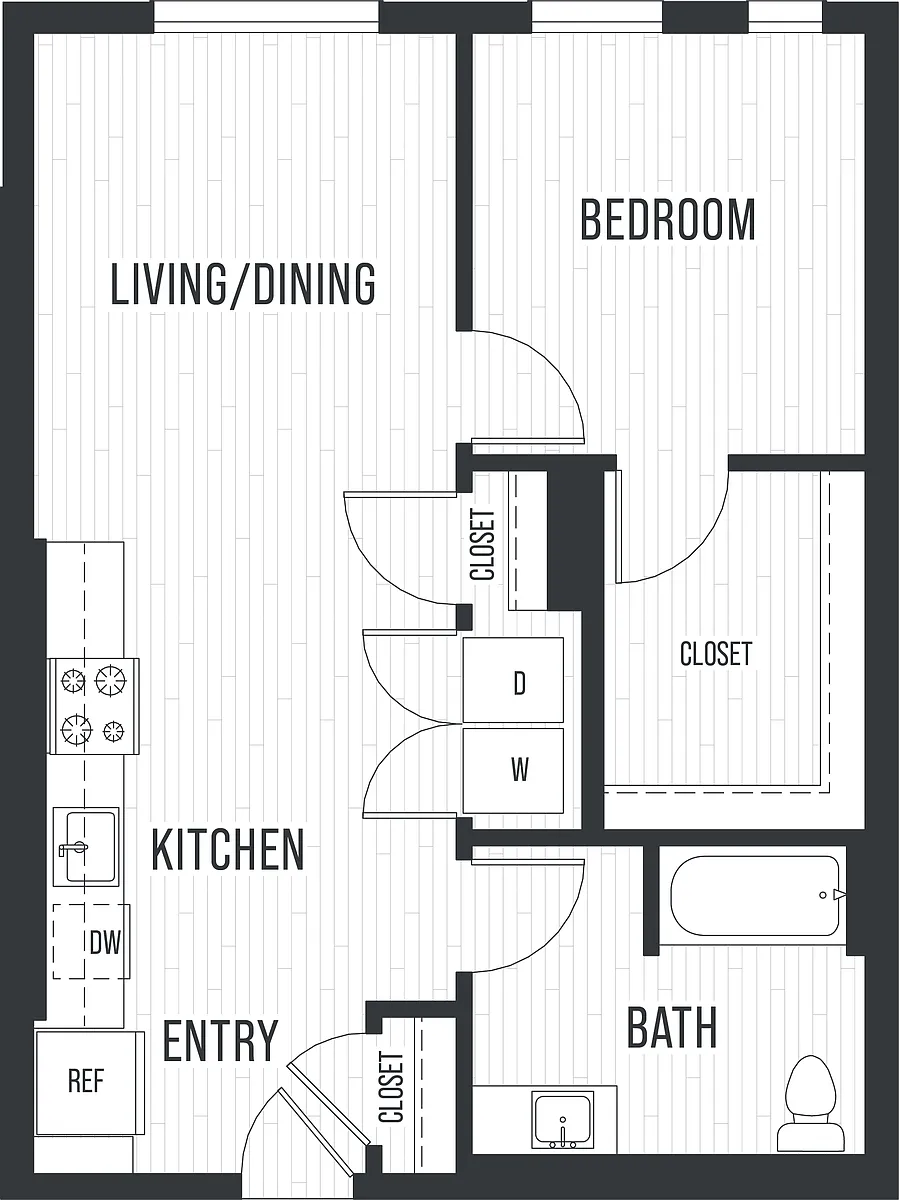 Floor plan 1E