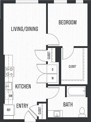 Floor plan 1E