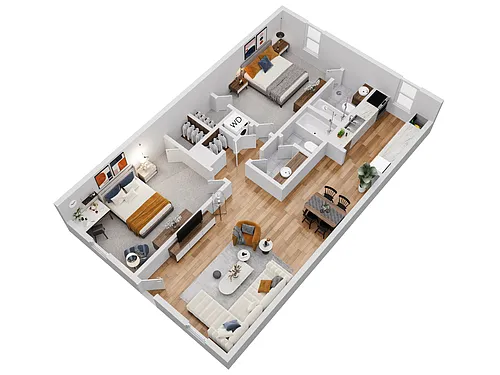 Floor plan 2X2
