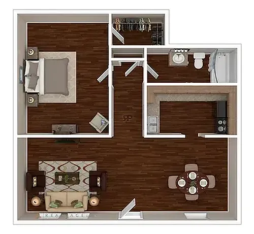 Floor plan A1 Renovated