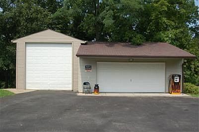 Check out this garage...24 x 24 with high ceiling addition, perfect for camper