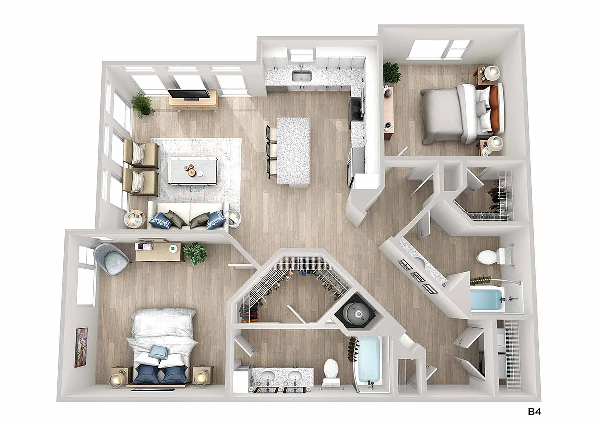 Floor plan B4