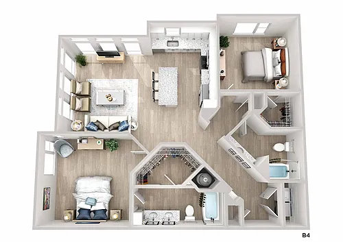 Floor plan B4