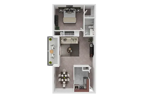 Floor plan 1 Bedroom