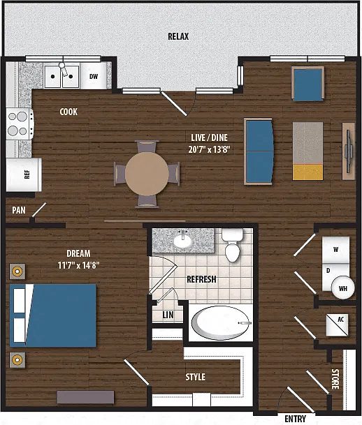 Floor plan A74