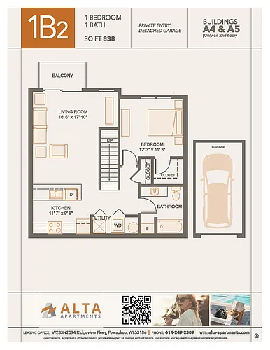 Floor plan 1B2
