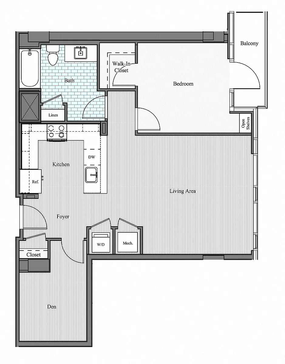 Floor plan 1 DEN M