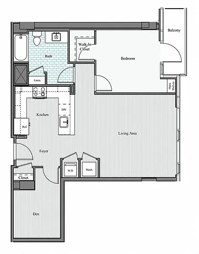 Floor plan 1 DEN M