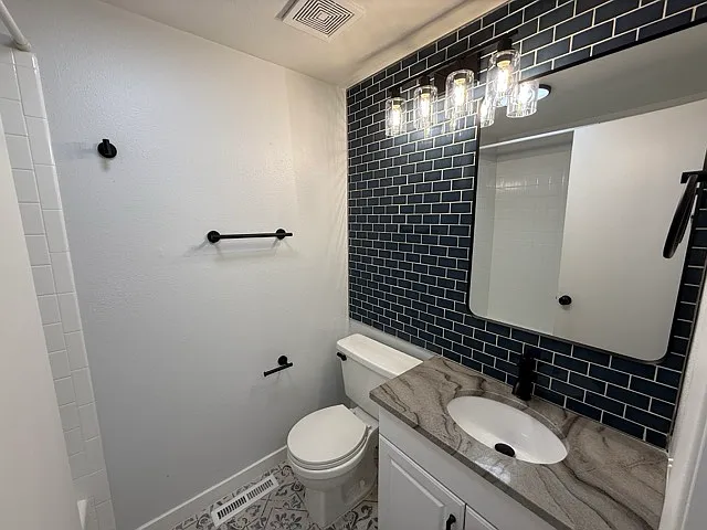 Hallway bathroom