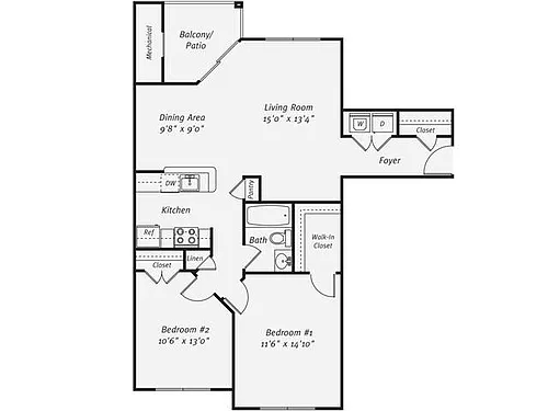Floor plan B1