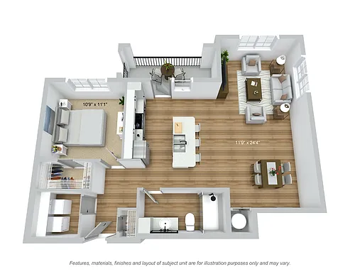 Floor plan Gondola 1.1