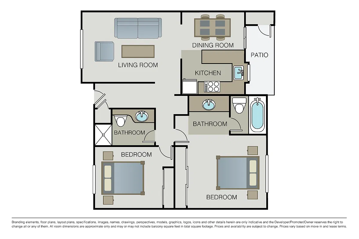 Floor plan The Maple Suite