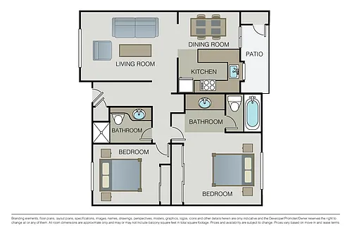 Floor plan The Maple Suite