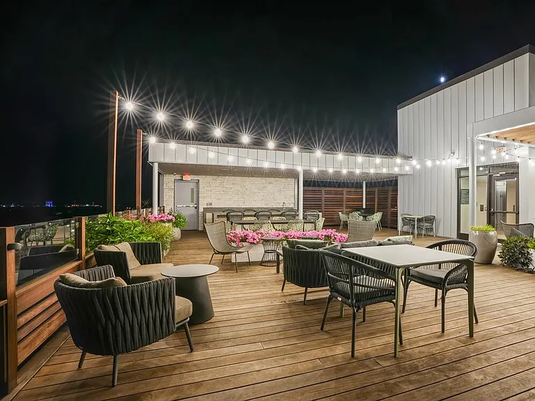 Rooftop lounge