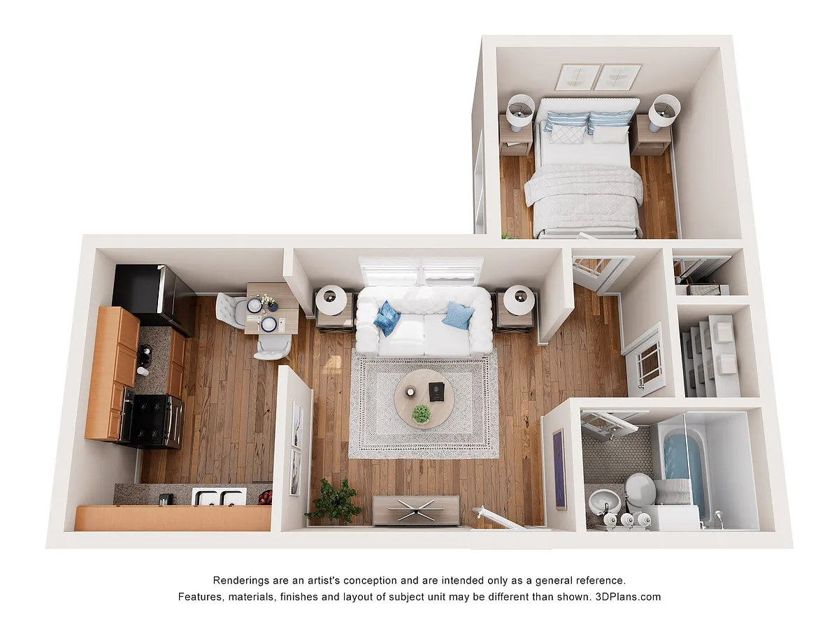 Floor plan 1X1