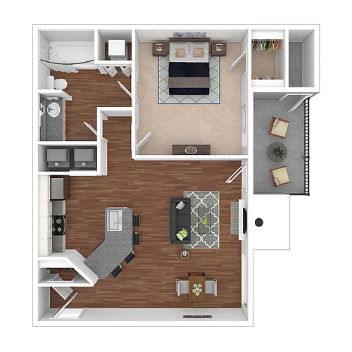 Floor plan Braddock - Renovated