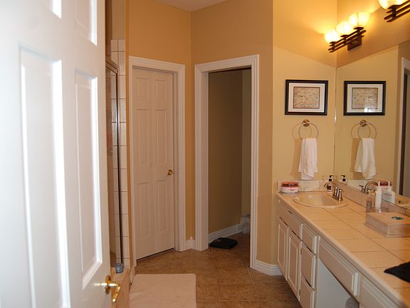 MASTER BATH- new granite countertop coming next week..