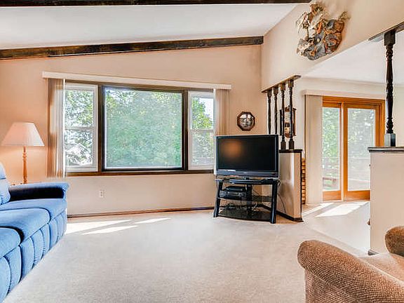 Vaulted beamed ceiling