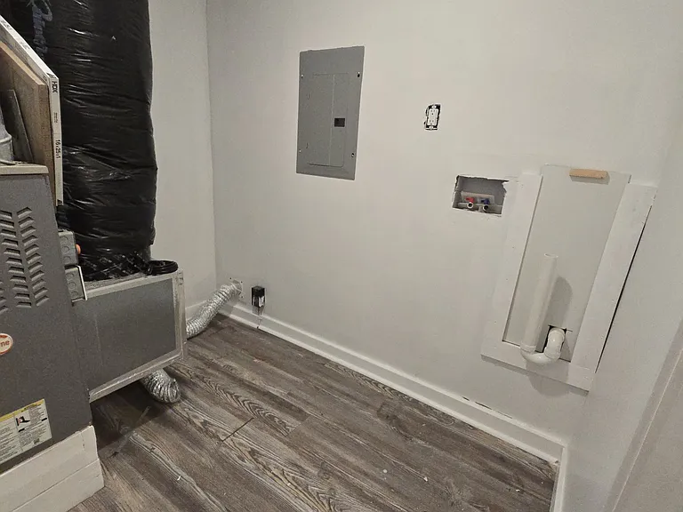 Laundry Hookups Available/ extra storage space