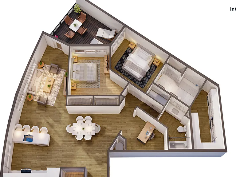 Fleur 3D Floor Plan Fleur 3D Floor Plan