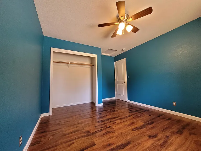 Bedroom has been painted white