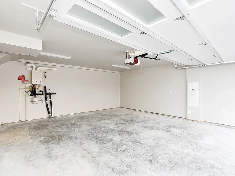 2 car garage with app controlled garage door opener
