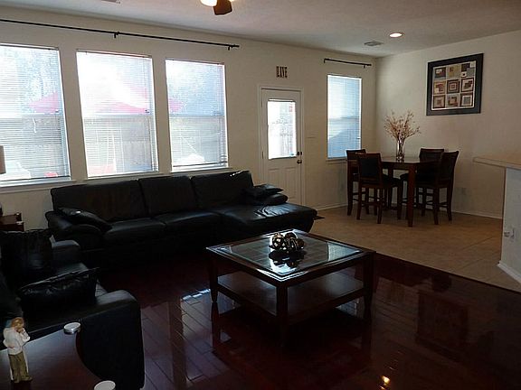 Entry leads into open-plan living area