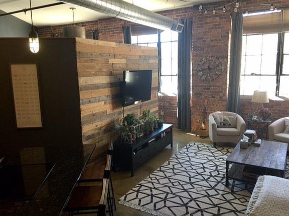 Reclaimed wood wall (TV mount included!)