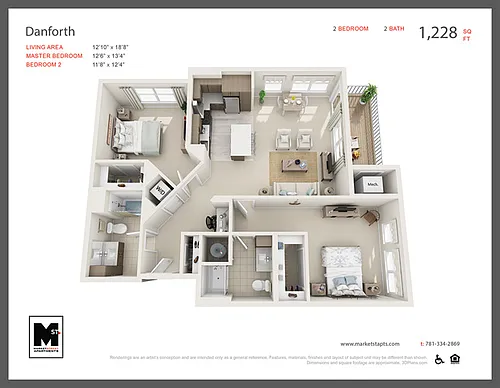 Floor plan Danforth