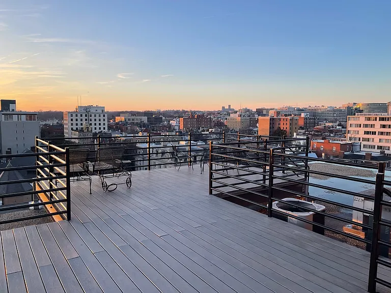 Roof deck for lounging and sunning.