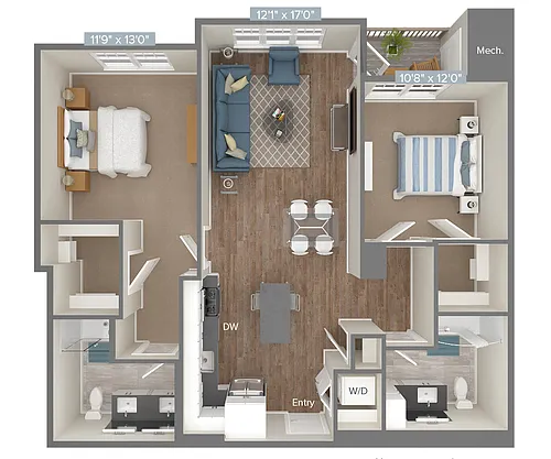 Floor plan BM08-1125