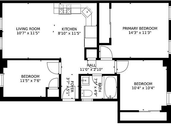 2nd image of 2031 Bedford Ave APT 1L