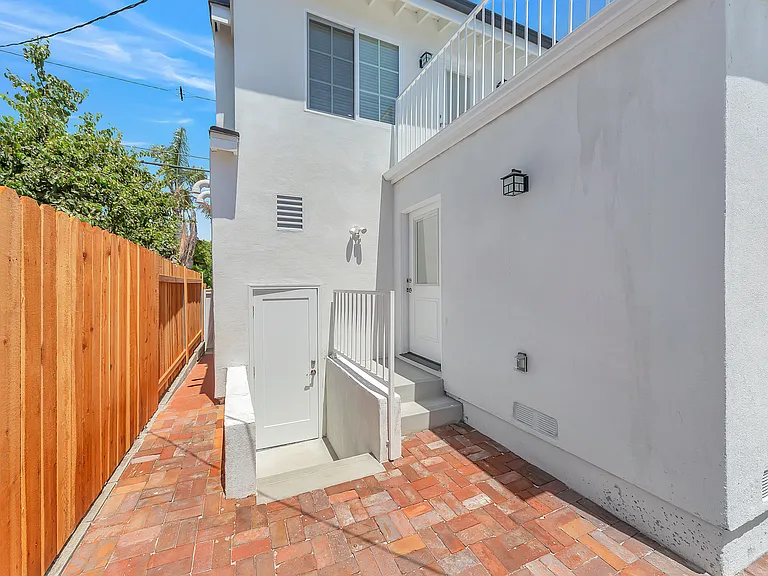 Private yard with direct access to the garage and home