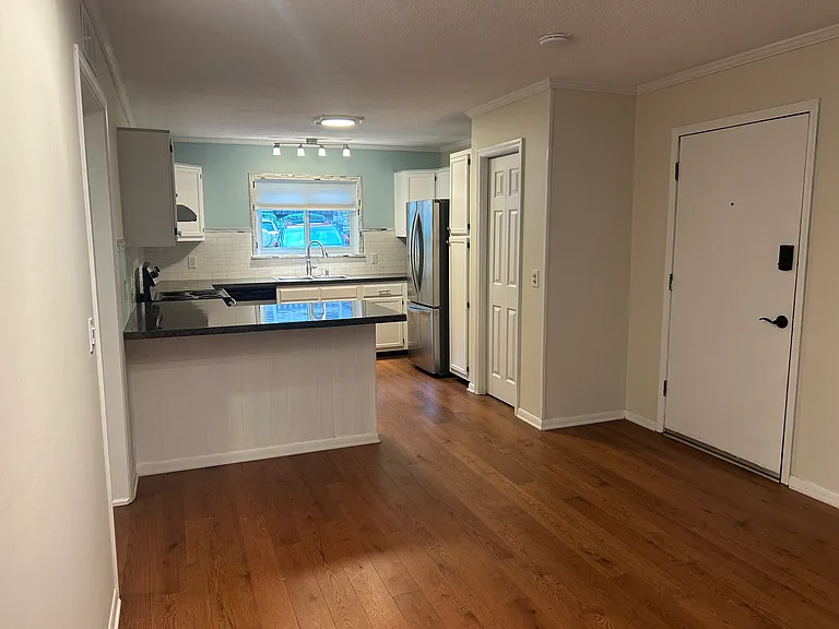 Overall view from great room to kitchen