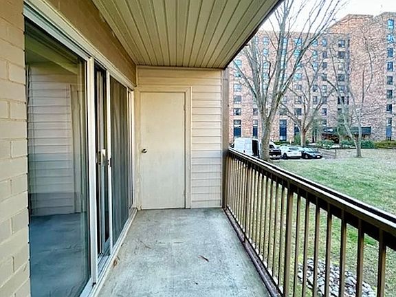 Large private balcony