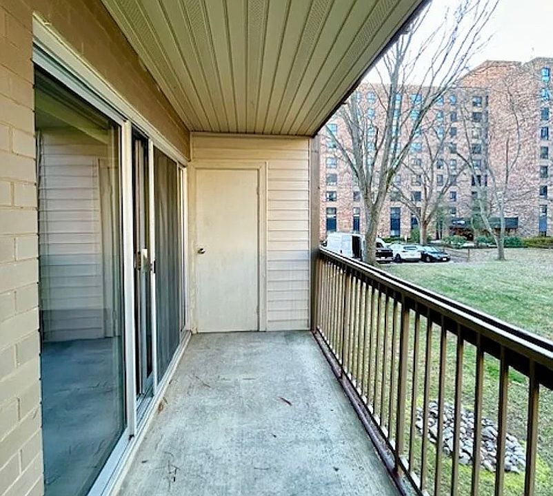 Large private balcony