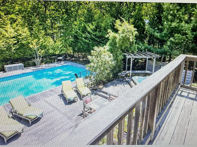 Second floor balcony off of main bedroom
