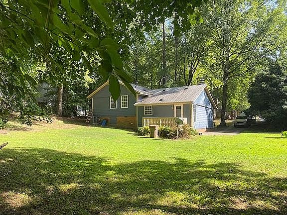 Back Yard View in Summer