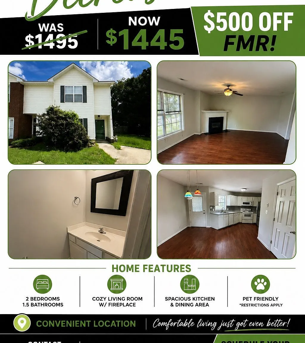 3 bed, 2.0 bath, 1403 sqft, $1,445 — Photo 1