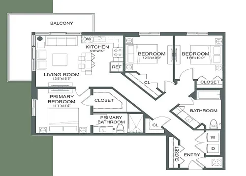 Floor plan C1