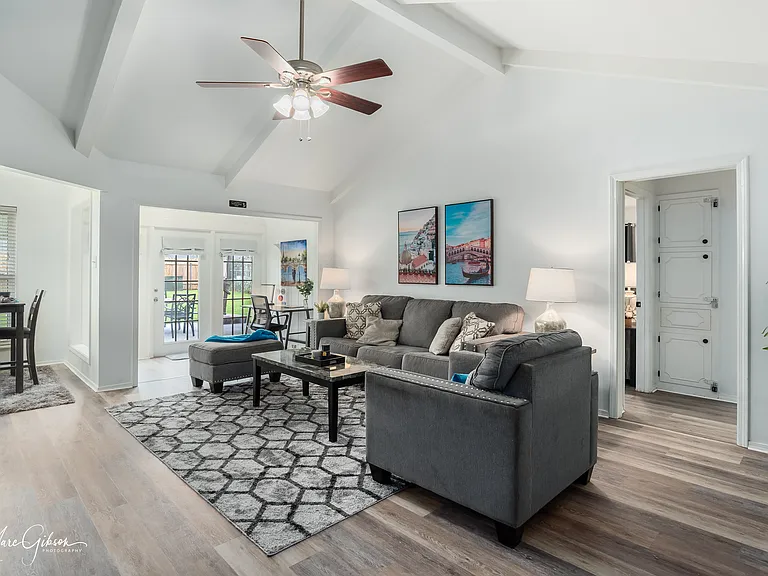 Living room area to relax and watch some tv with family.