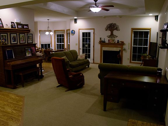 Living Room w/Fireplace