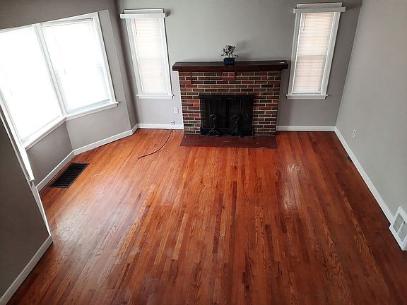 Living room fireplace