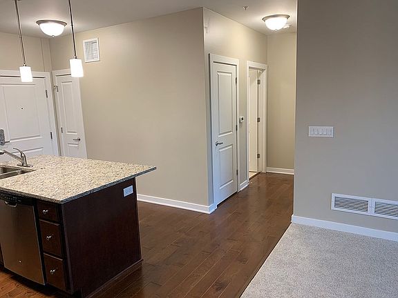 Towards bedroom & bathroom
