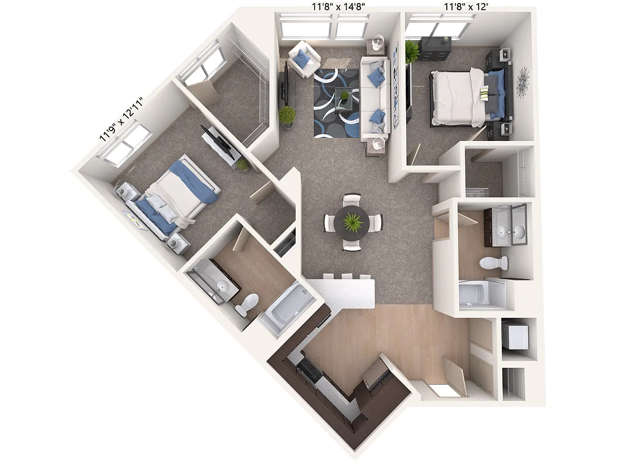 Floor plan B12-Esp