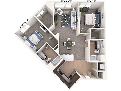 Floor plan B12-Esp