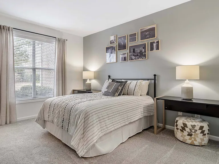 Settle into a bedroom designed for rest, comfort, and effortless mornings