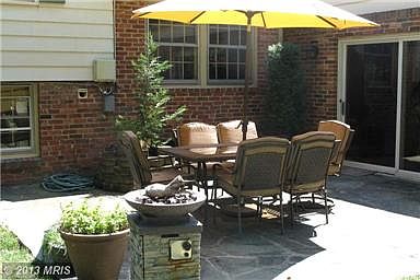 Flagstone patio