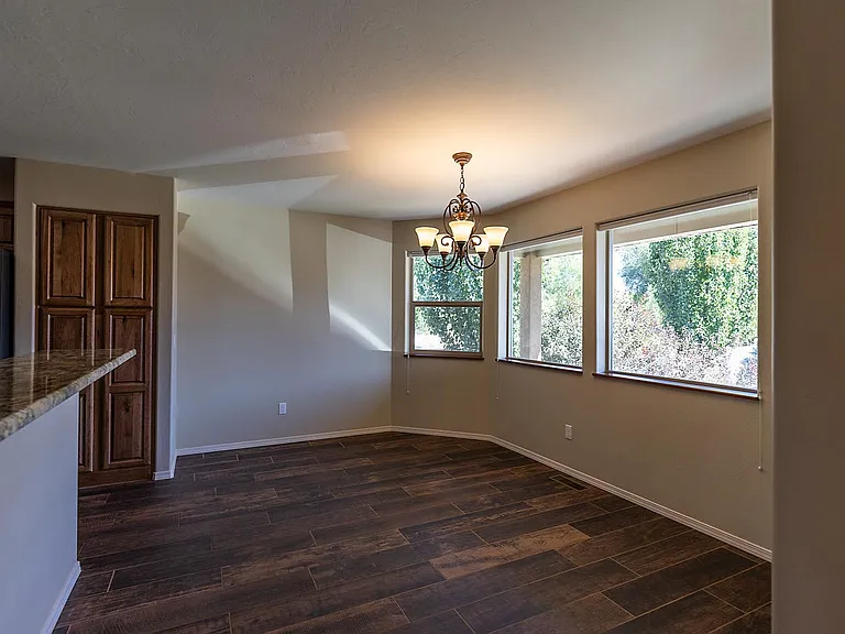 Dining Room with bay window